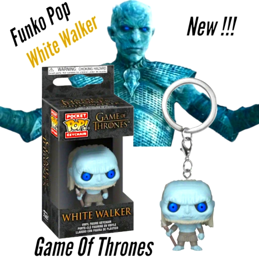 NWT!! FUNKO POP!! Popular Keychain The White Walker From the Game Of Thrones!!